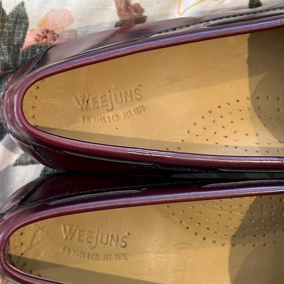 G.H. Bass & Co. Burgundy Tassel Loafers - Picture 7 of 10